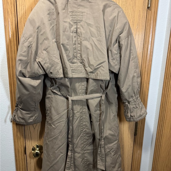 Women's Tan Trench Coat - Picture 11 of 12